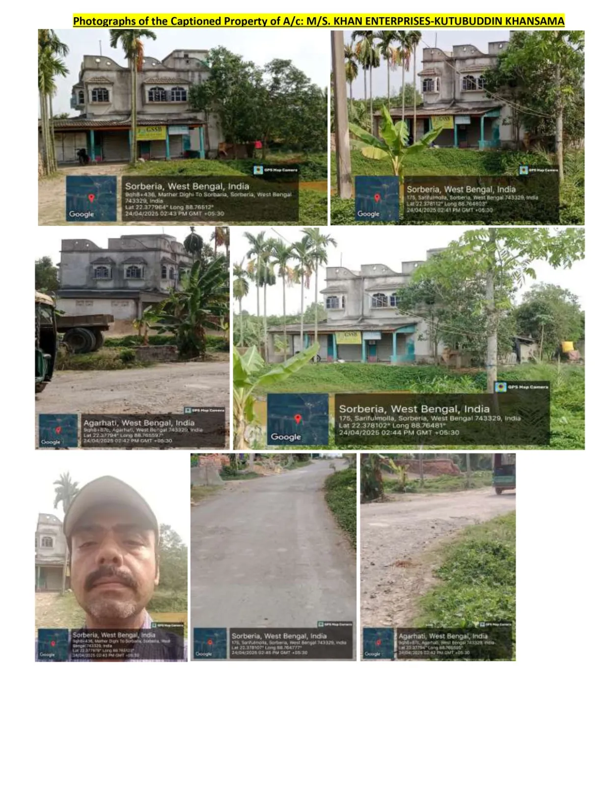Land And Building in Matherdighi, South 24 Parganas